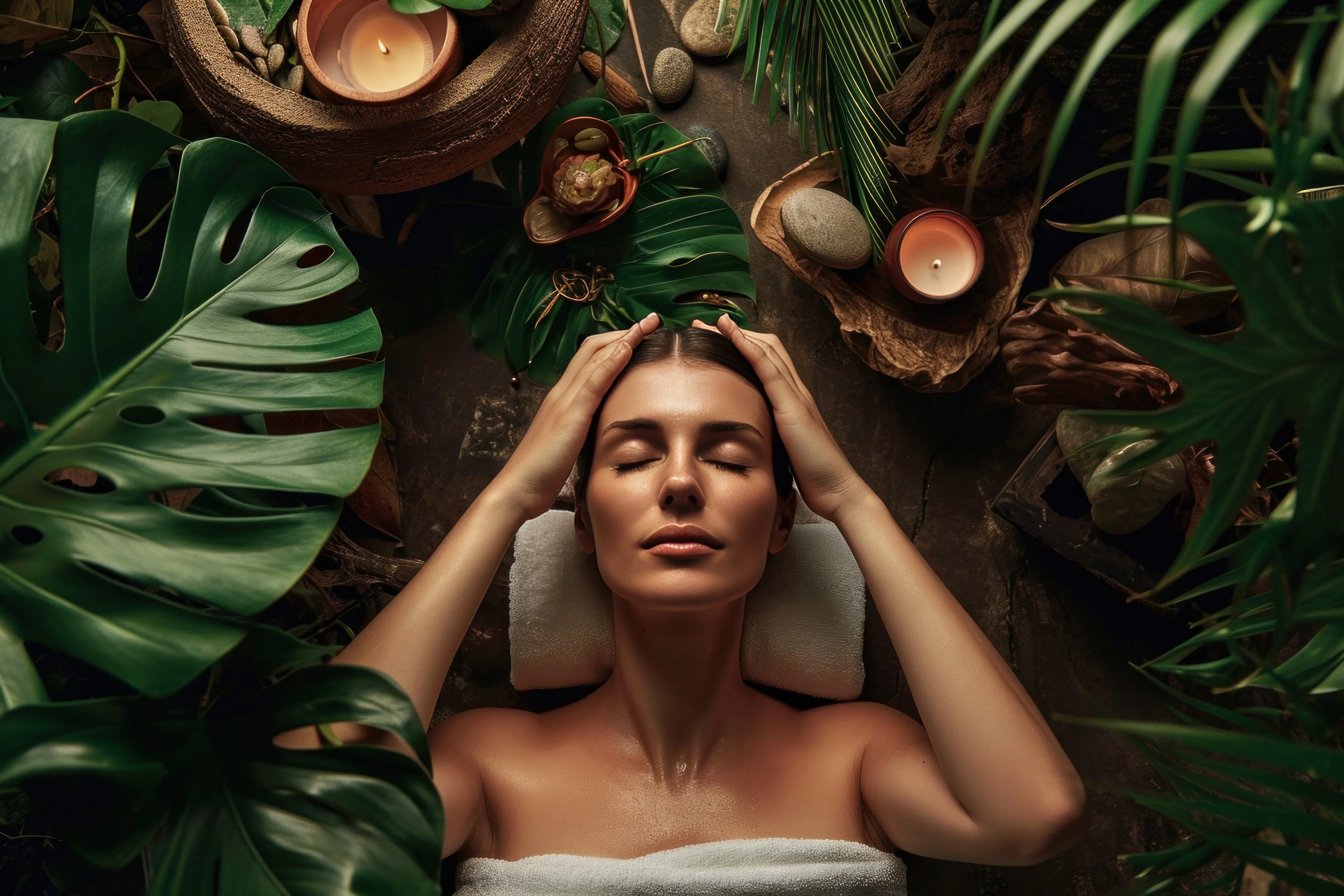 Massage Lab Woman in the Jungle